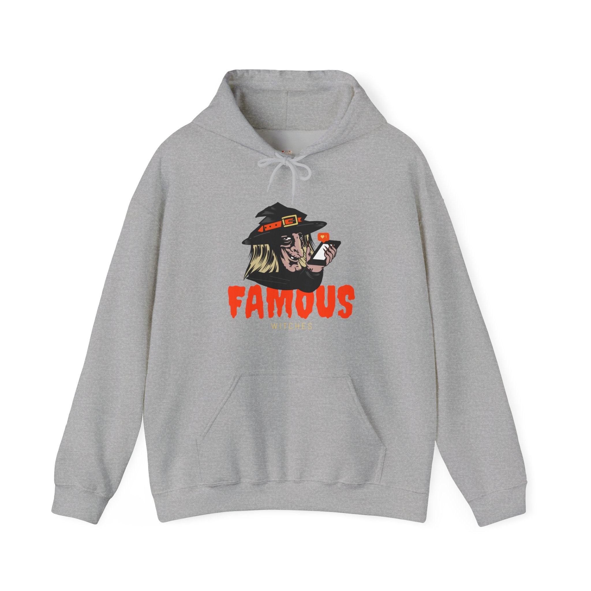 Disney Famous Witches Hoodie | Sport Grey Twill Tees